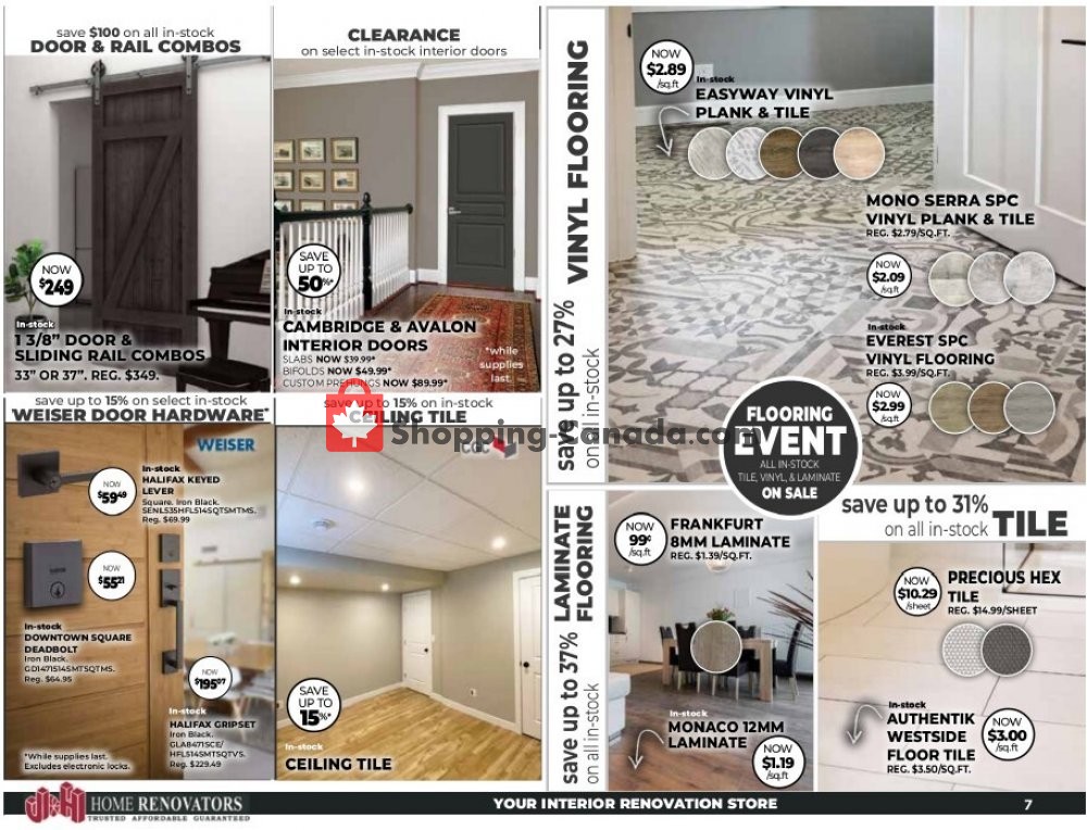 J&H Builder's Warehouse flyer from Friday July 31, 2020 to Wednesday August 19, 2020 - page 7
