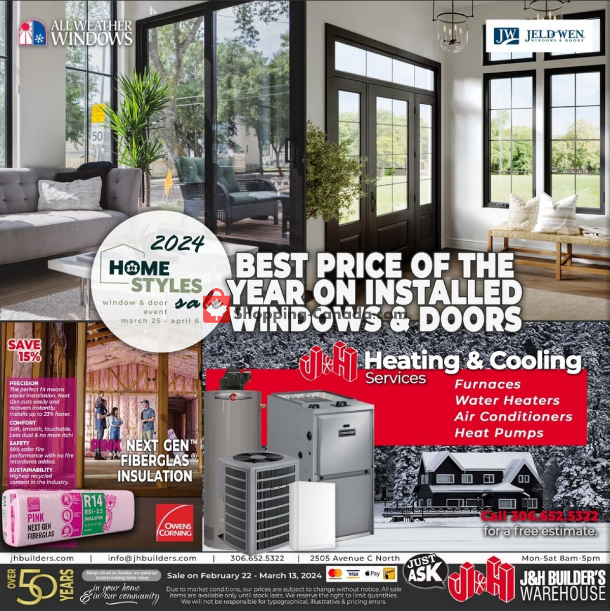 J&H Builder's Warehouse flyer from Friday February 23, 2024 to Wednesday March 13, 2024 - page 4