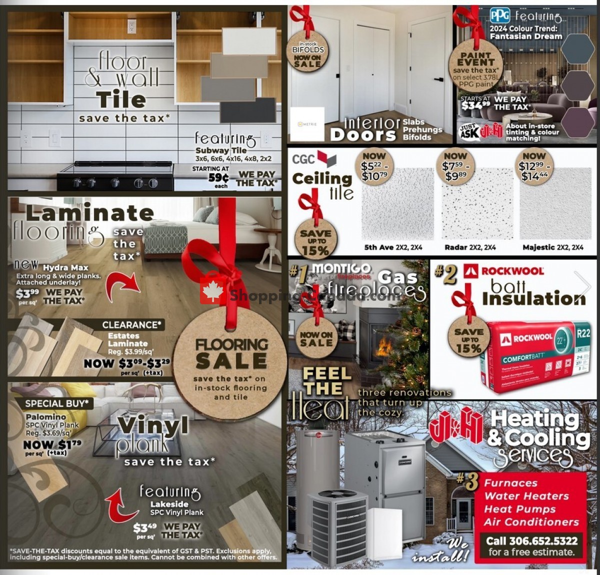 J&H Builder's Warehouse flyer from Friday November 3, 2023 to Wednesday December 20, 2023 - page 3