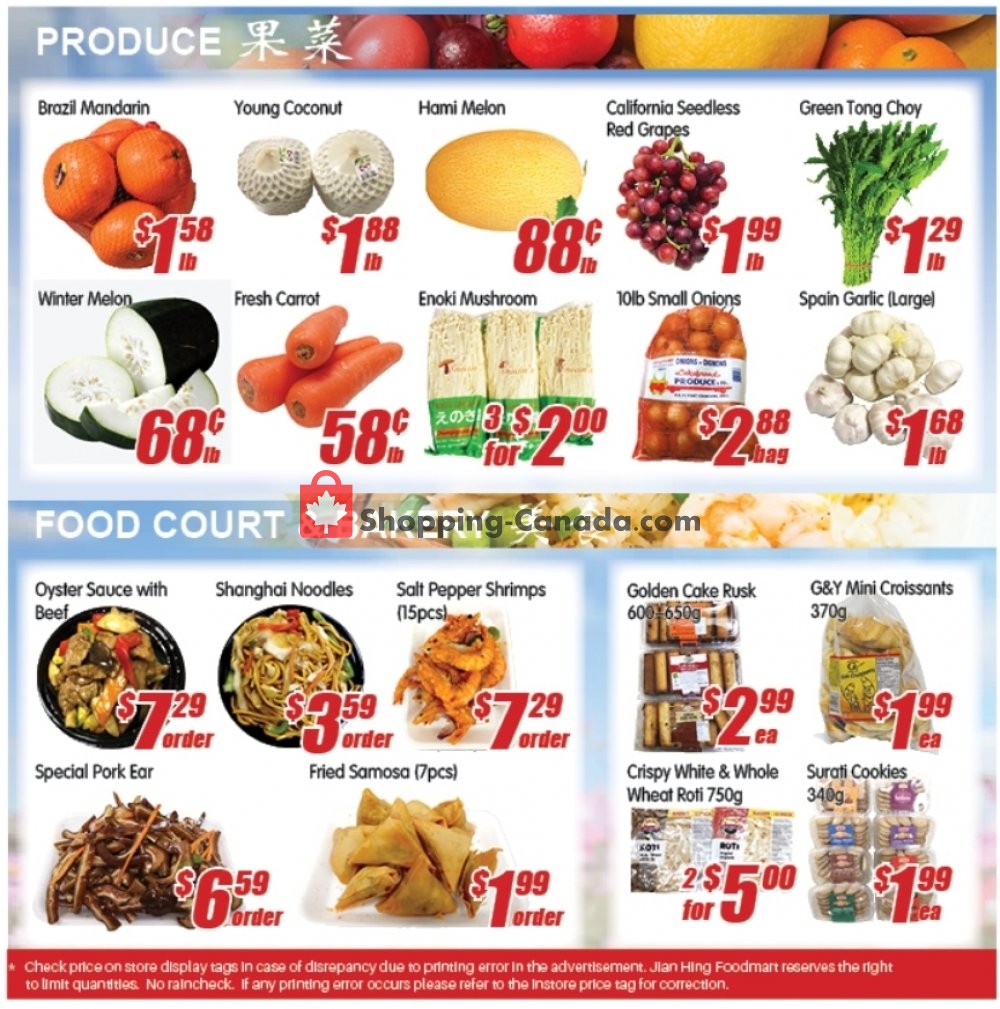 Jian Hing Supermarket flyer from Friday September 6, 2019 to Thursday September 12, 2019 - page 2