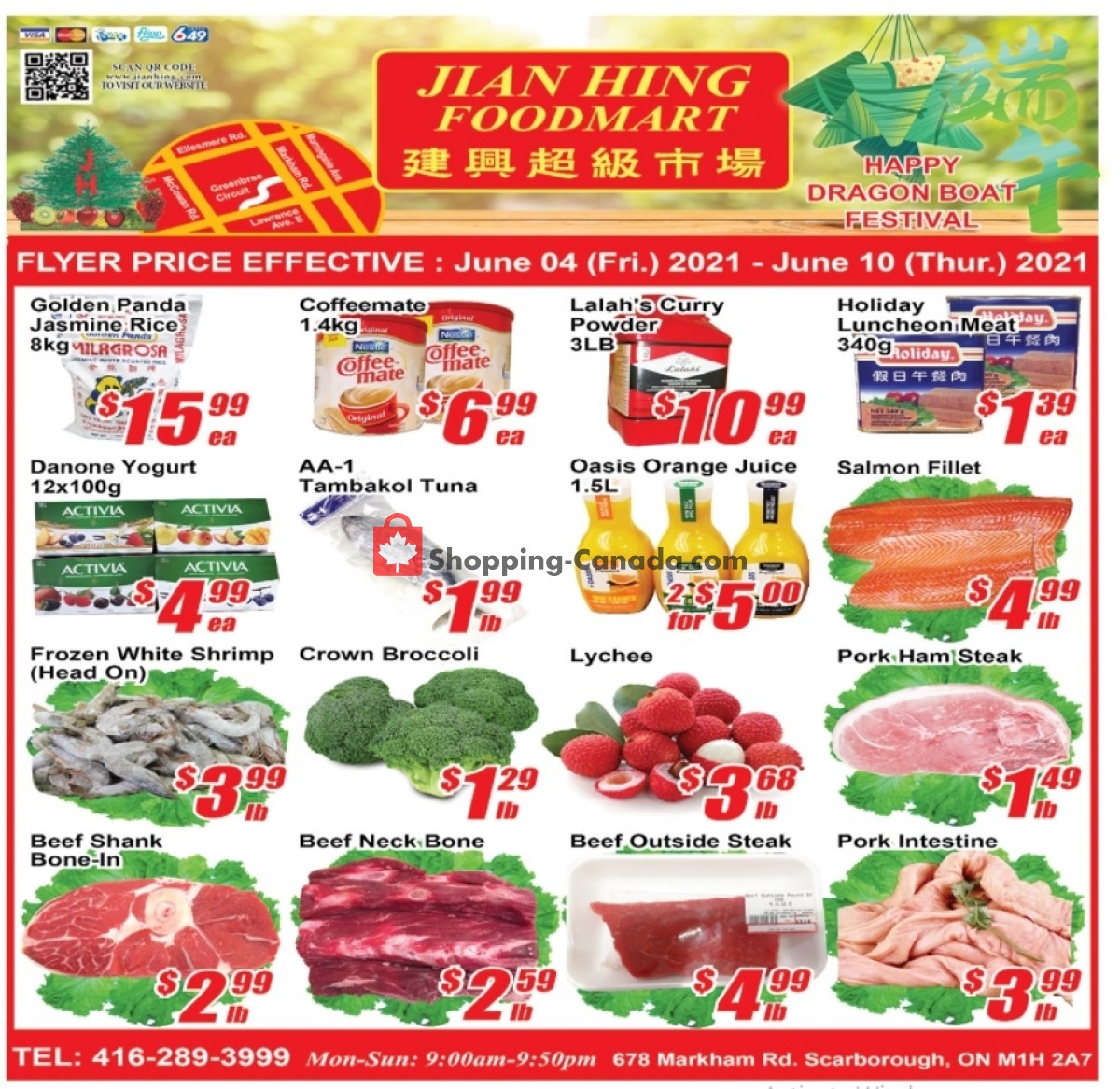 Jian Hing Supermarket flyer from Friday June 4, 2021 to Thursday June 10, 2021 - page 1