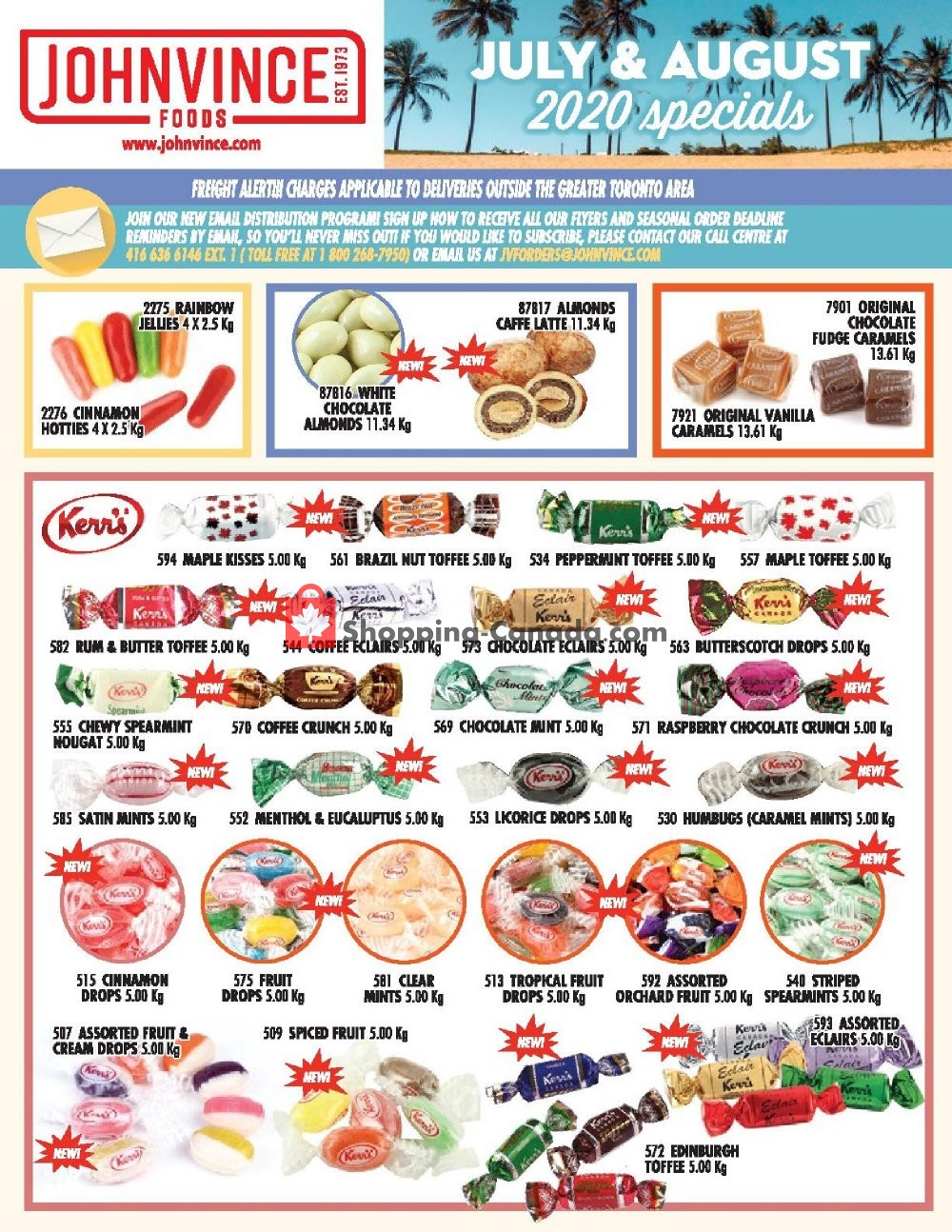 Johnvince Foods flyer from Wednesday July 1, 2020 to Monday August 31, 2020 - page 1