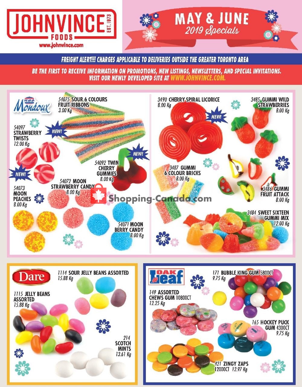Johnvince Foods flyer from Wednesday May 1, 2019 to Sunday June 30, 2019 - page 1