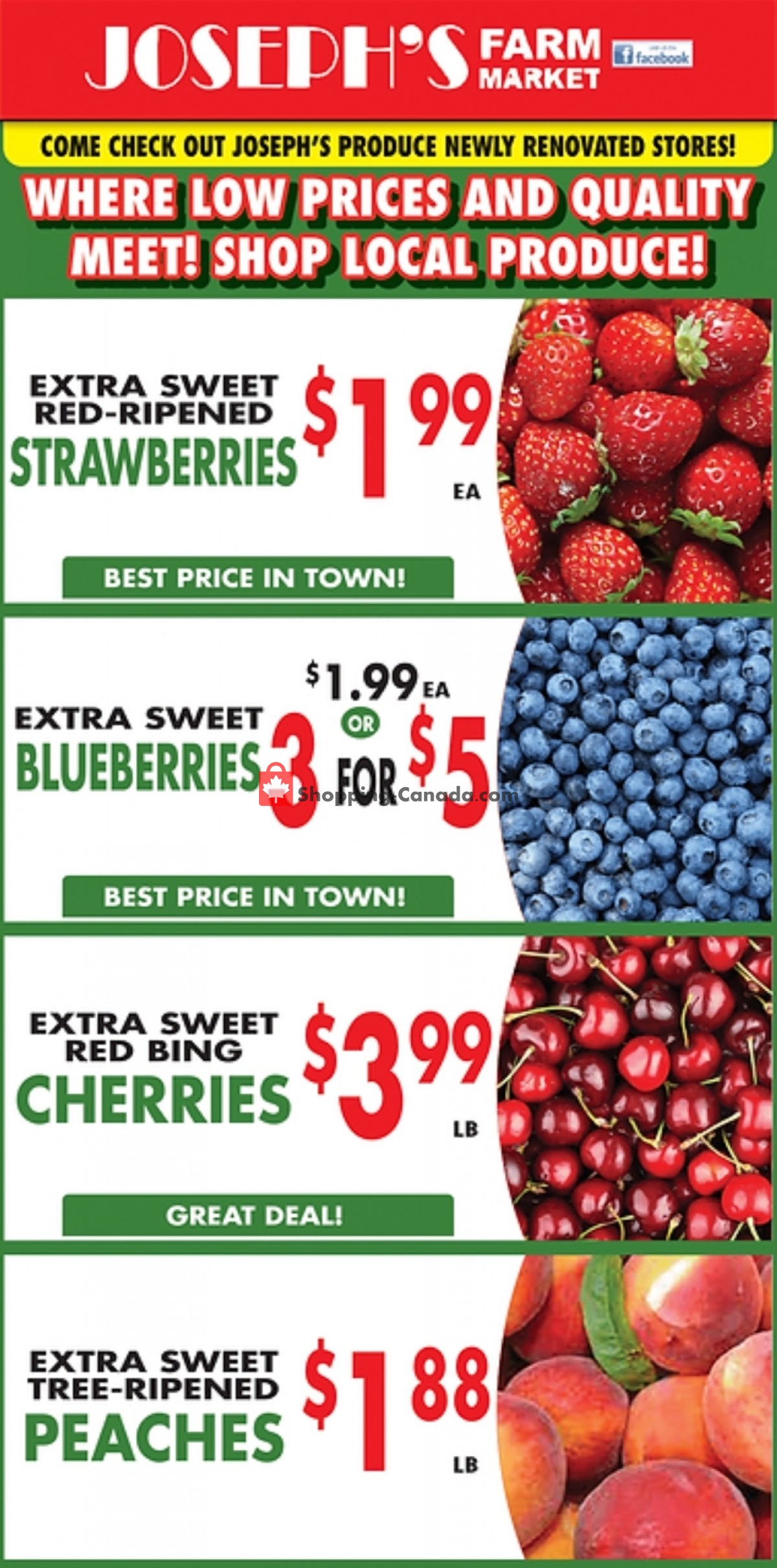 Joseph's Farm Market Canada, flyer (Special Offer) August 13