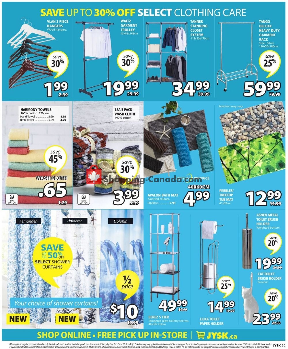 JYSK flyer from Thursday March 7, 2019 to Wednesday March 13, 2019 - page 21