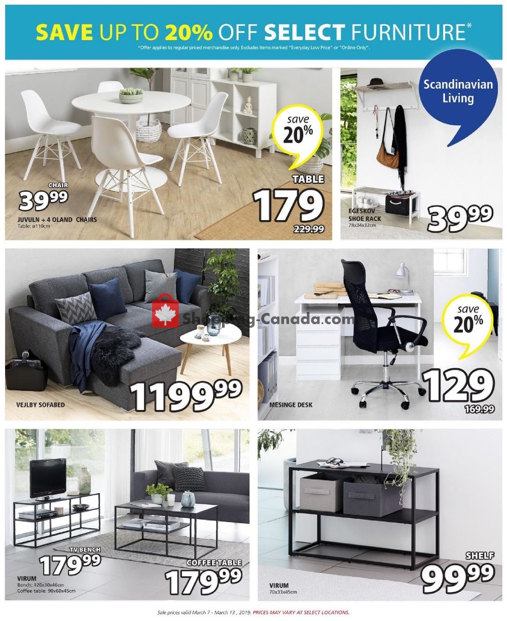 JYSK flyer from Thursday March 7, 2019 to Wednesday March 13, 2019 - page 23