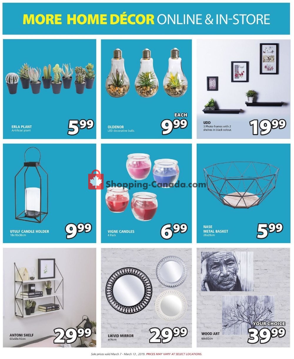JYSK flyer from Thursday March 7, 2019 to Wednesday March 13, 2019 - page 26
