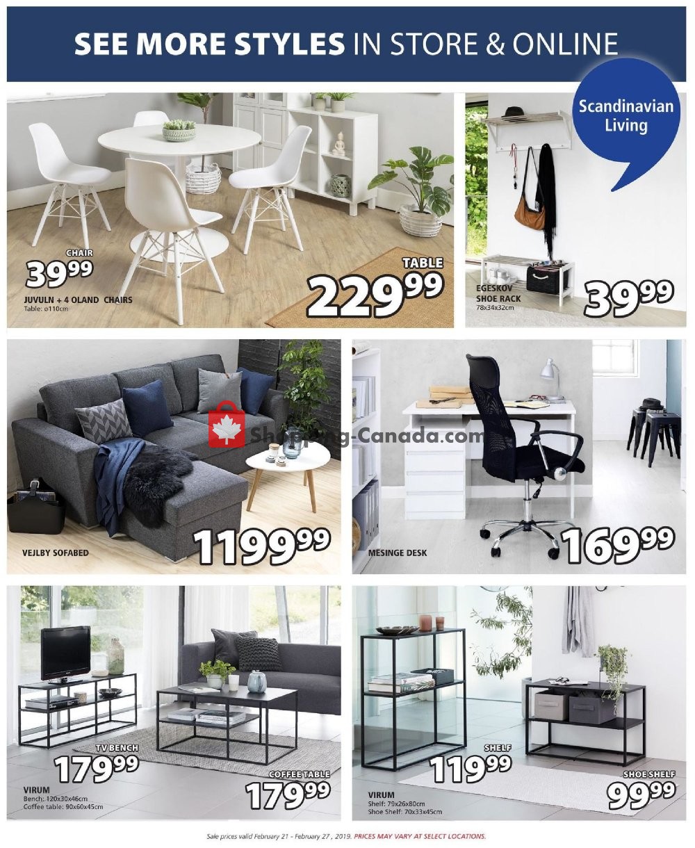 JYSK flyer from Thursday February 21, 2019 to Wednesday February 27, 2019 - page 11