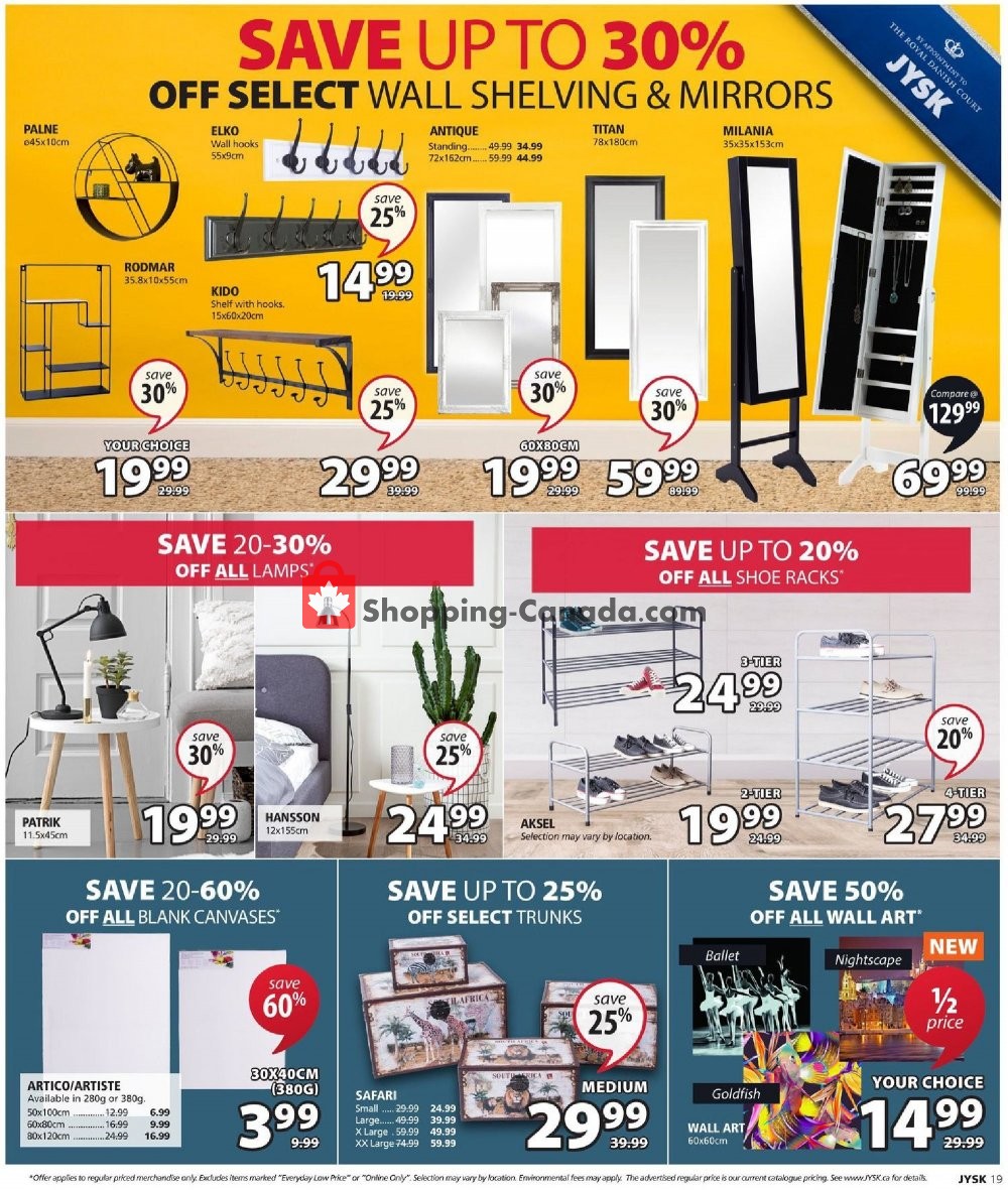 JYSK flyer from Thursday September 12, 2019 to Wednesday September 18, 2019 - page 20