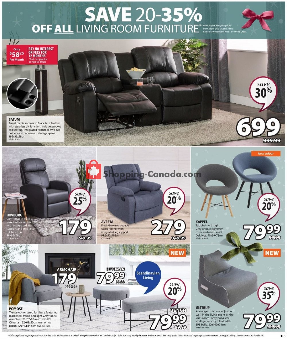 JYSK flyer from Thursday November 7, 2019 to Wednesday November 13, 2019 - page 5