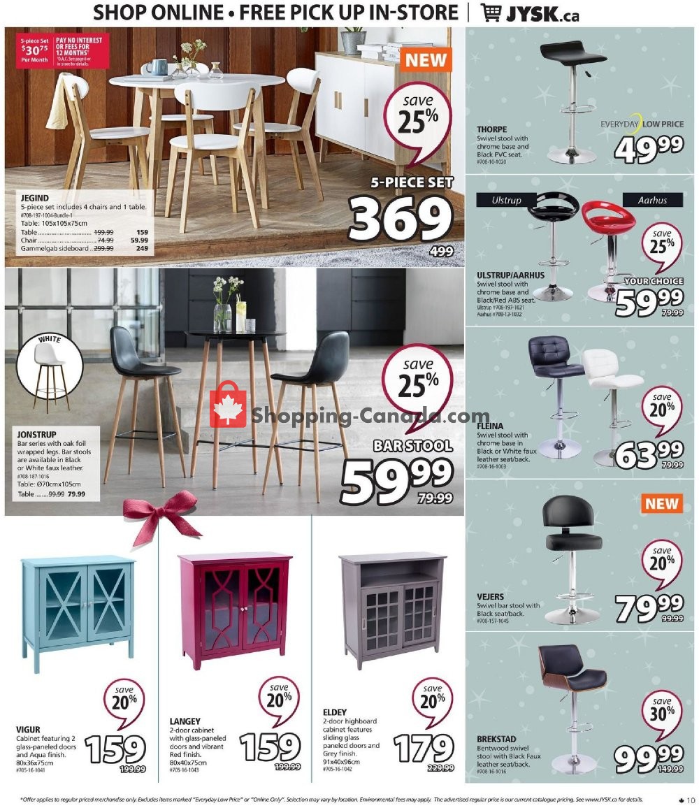 JYSK flyer from Thursday November 7, 2019 to Wednesday November 13, 2019 - page 10