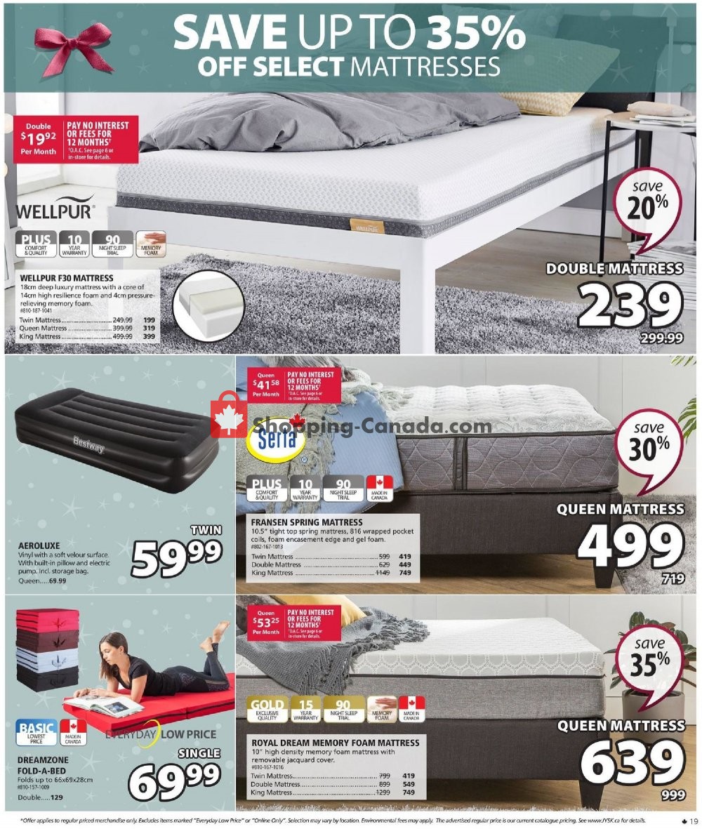 JYSK flyer from Thursday November 7, 2019 to Wednesday November 13, 2019 - page 19