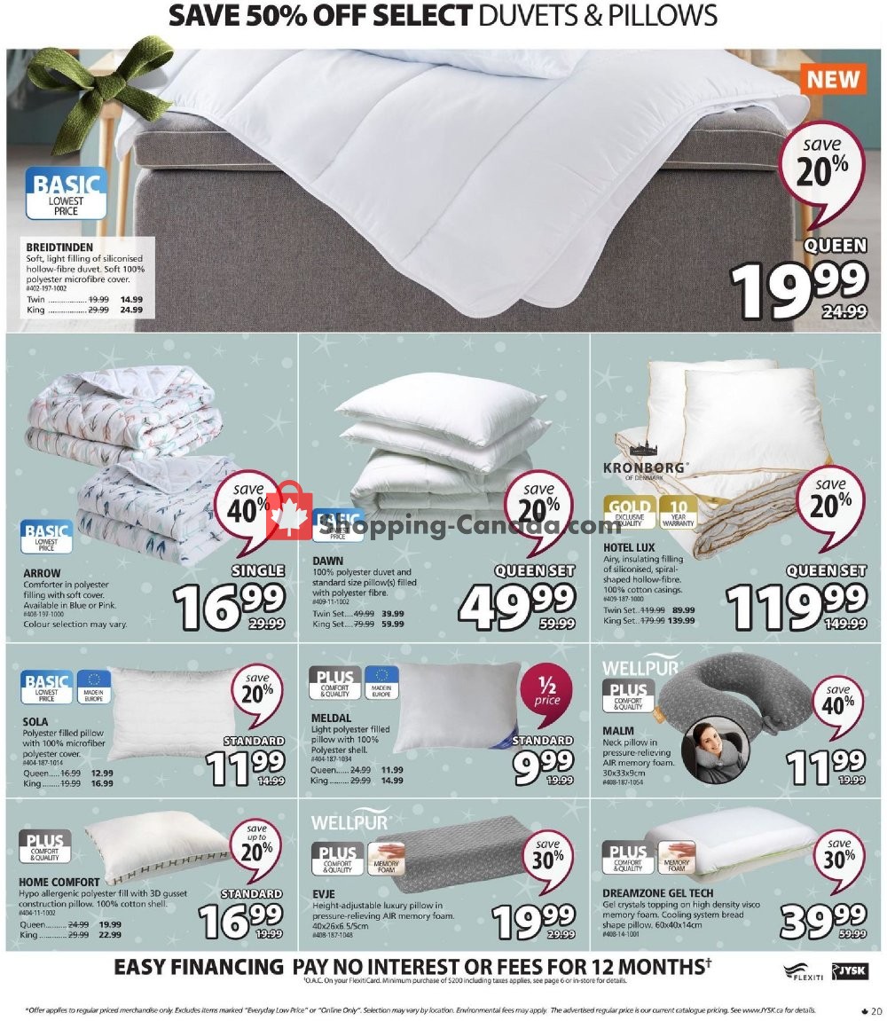 JYSK flyer from Thursday November 7, 2019 to Wednesday November 13, 2019 - page 20