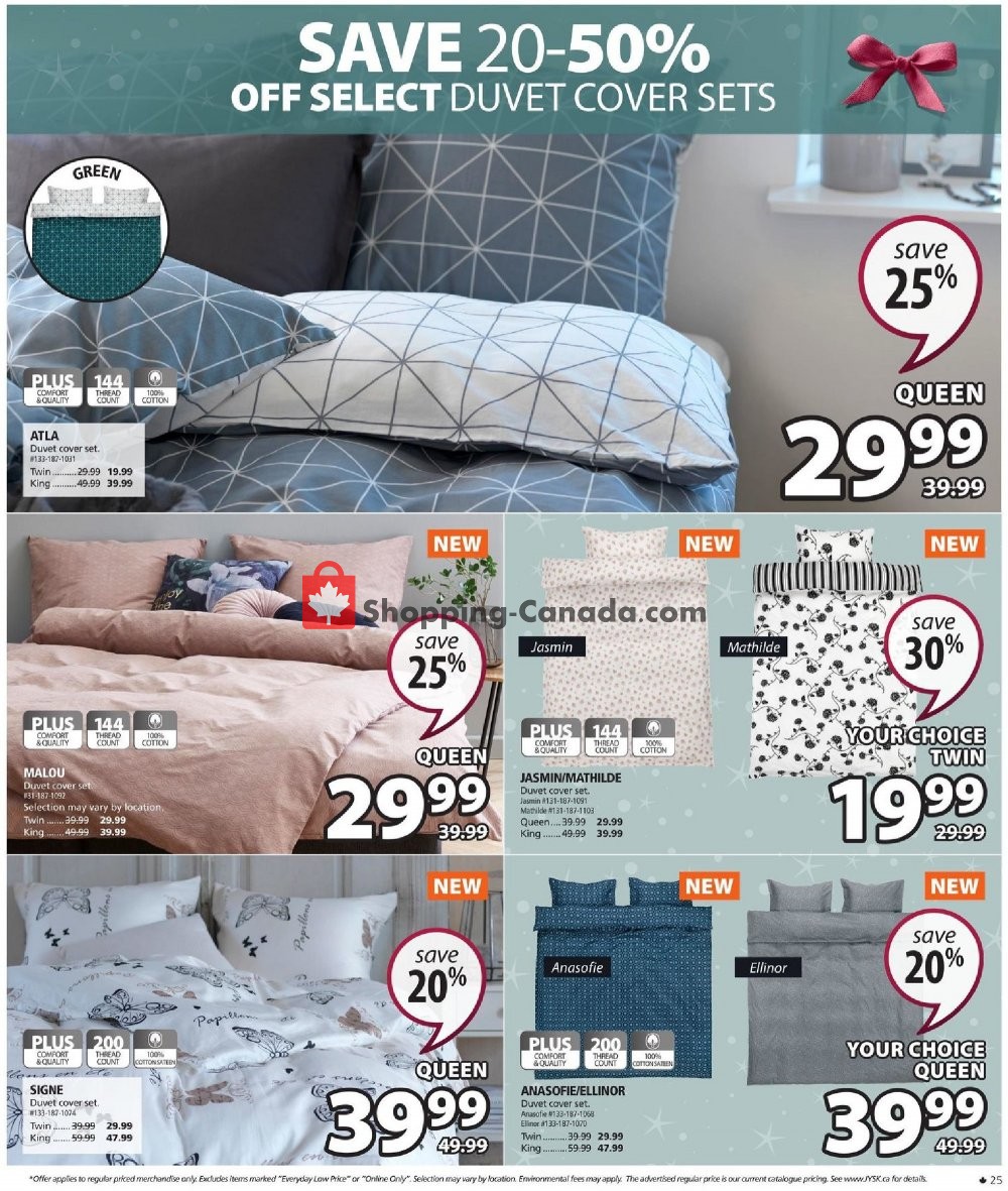 JYSK flyer from Thursday November 7, 2019 to Wednesday November 13, 2019 - page 25
