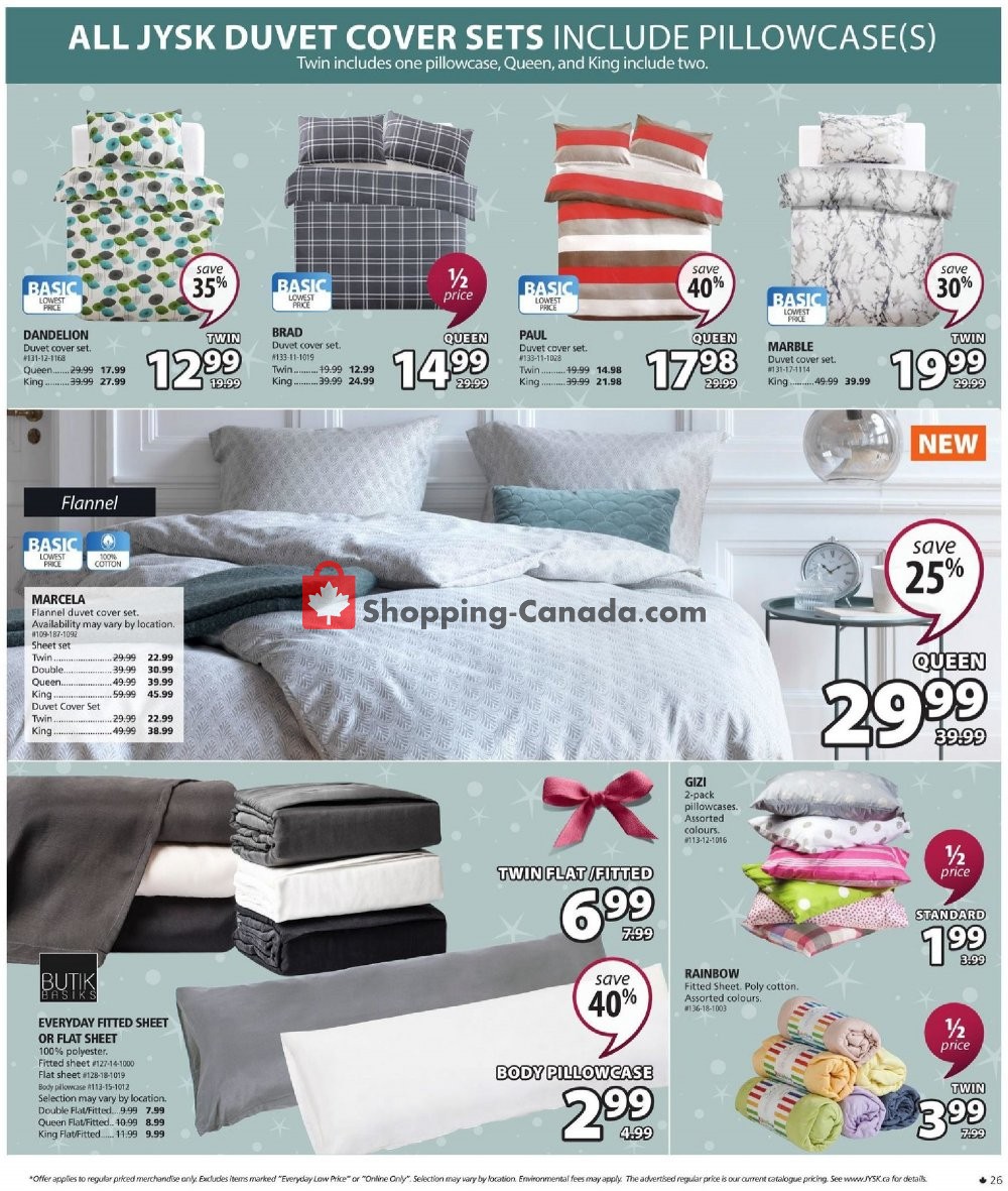 JYSK flyer from Thursday November 7, 2019 to Wednesday November 13, 2019 - page 26