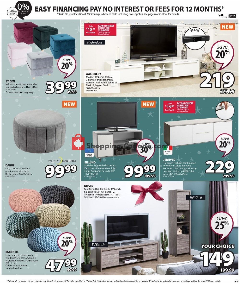 JYSK flyer from Thursday November 7, 2019 to Wednesday November 13, 2019 - page 4