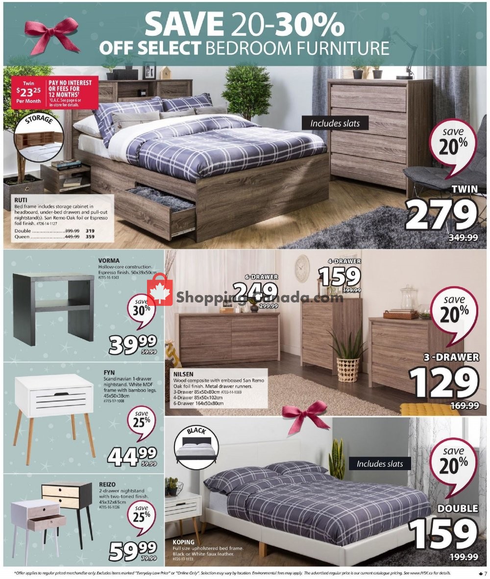 JYSK flyer from Thursday November 7, 2019 to Wednesday November 13, 2019 - page 7