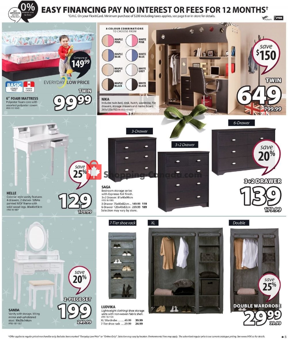 JYSK flyer from Thursday November 7, 2019 to Wednesday November 13, 2019 - page 8