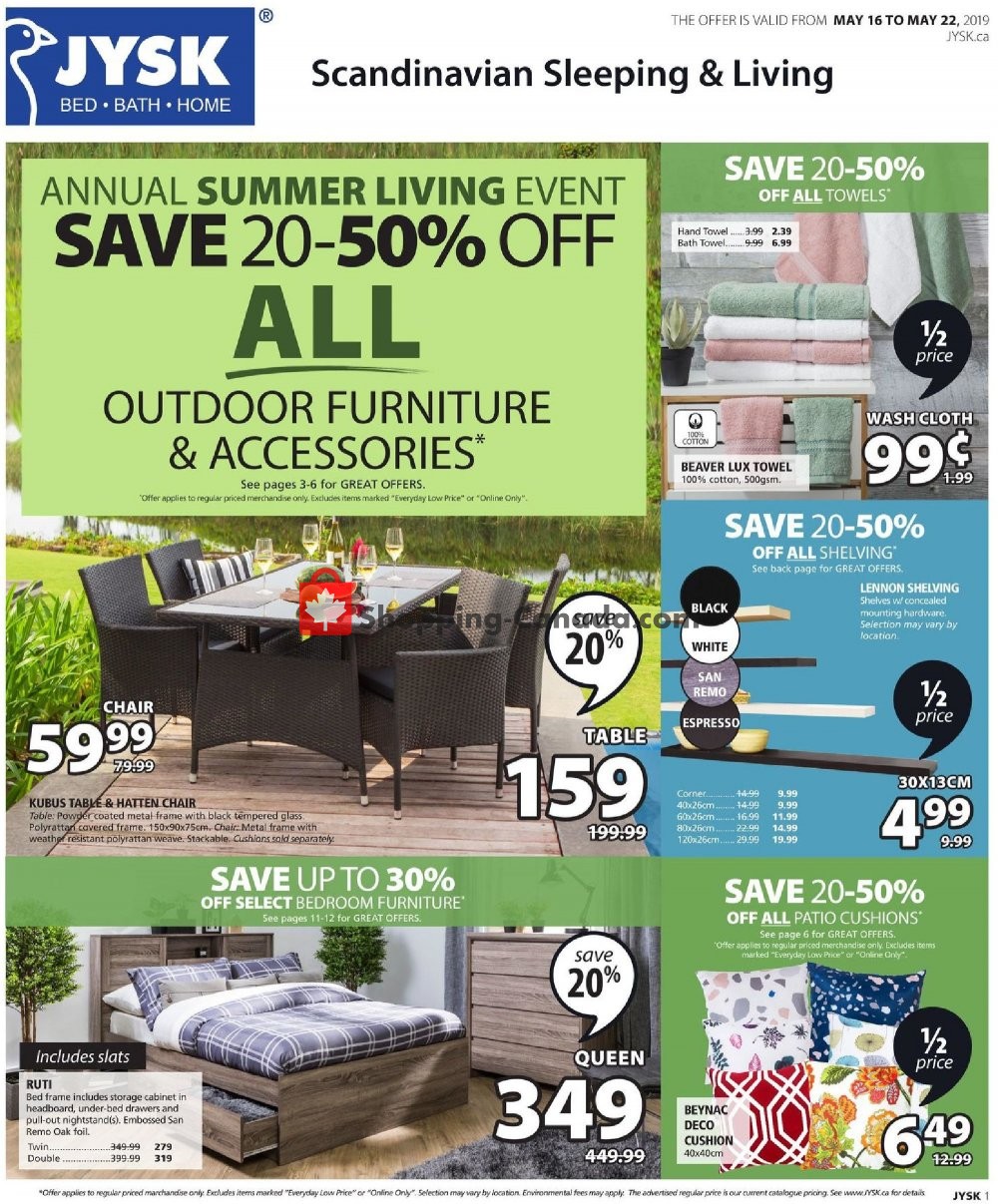 JYSK flyer from Thursday May 16, 2019 to Wednesday May 22, 2019 - page 2
