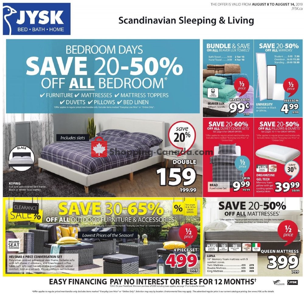JYSK flyer from Thursday August 8, 2019 to Wednesday August 14, 2019 - page 2