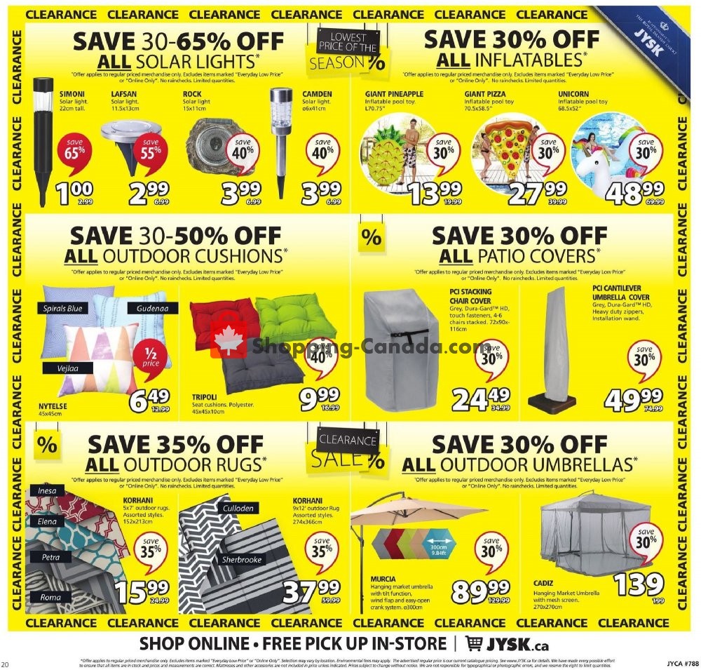 JYSK flyer from Thursday August 8, 2019 to Wednesday August 14, 2019 - page 21