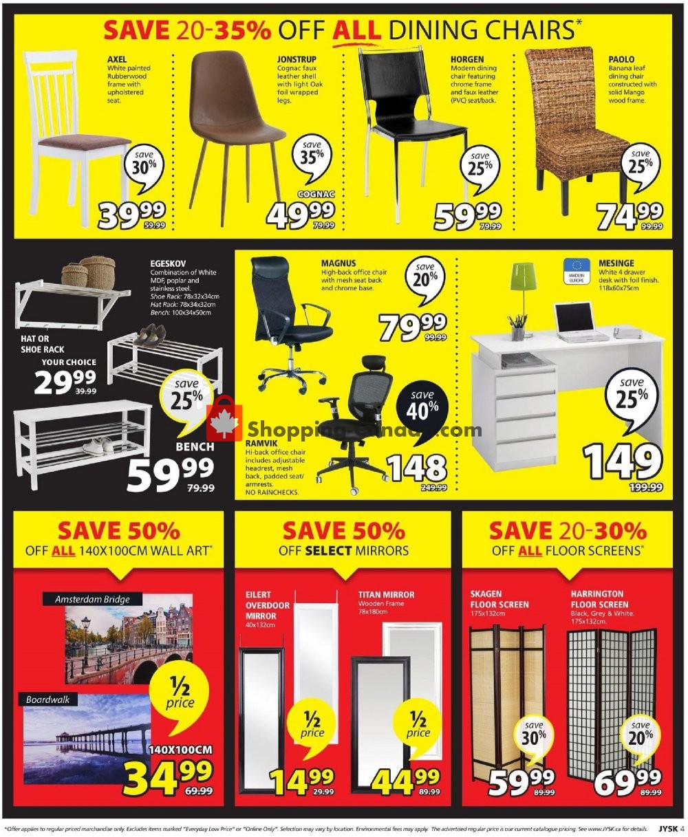 JYSK flyer from Friday December 28, 2018 to Wednesday January 2, 2019 - page 5