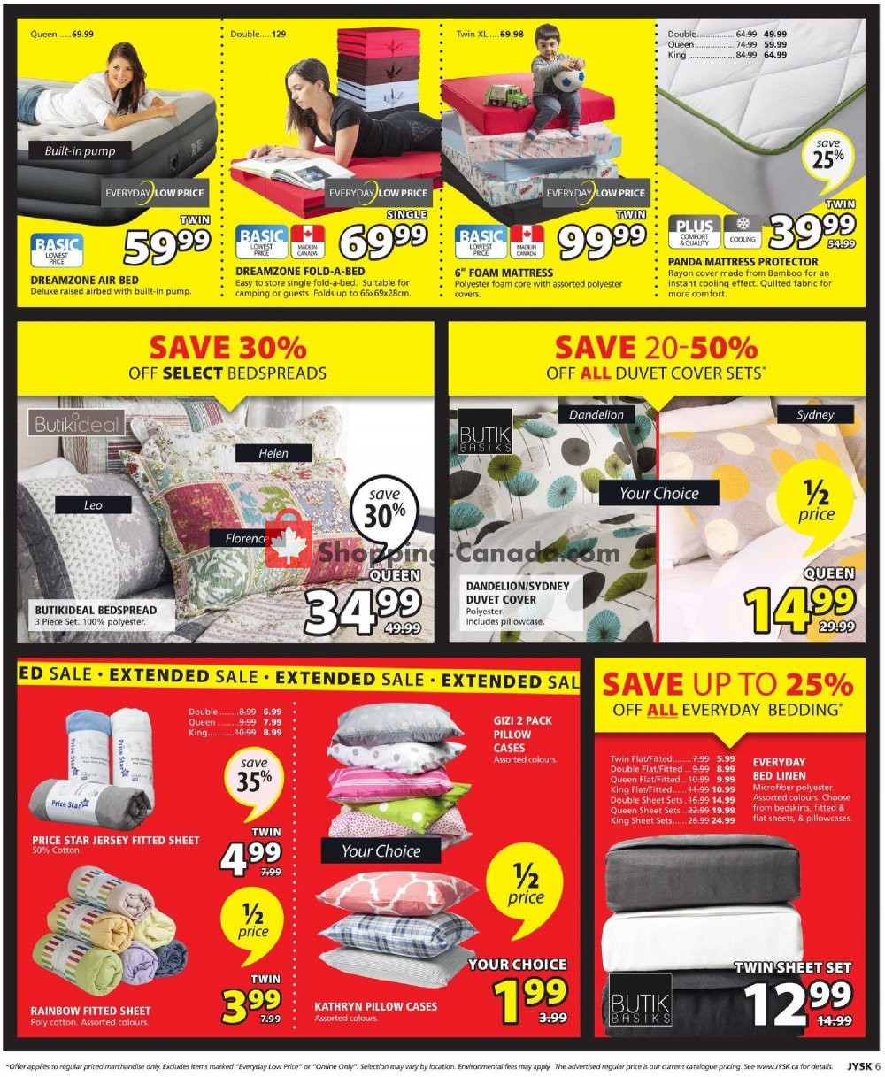 JYSK flyer from Friday December 28, 2018 to Wednesday January 2, 2019 - page 7