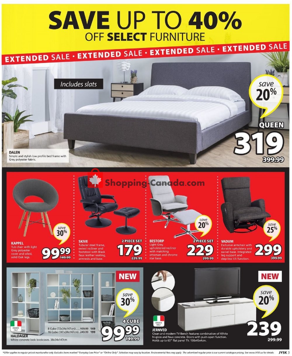 JYSK flyer from Friday December 28, 2018 to Wednesday January 2, 2019 - page 4
