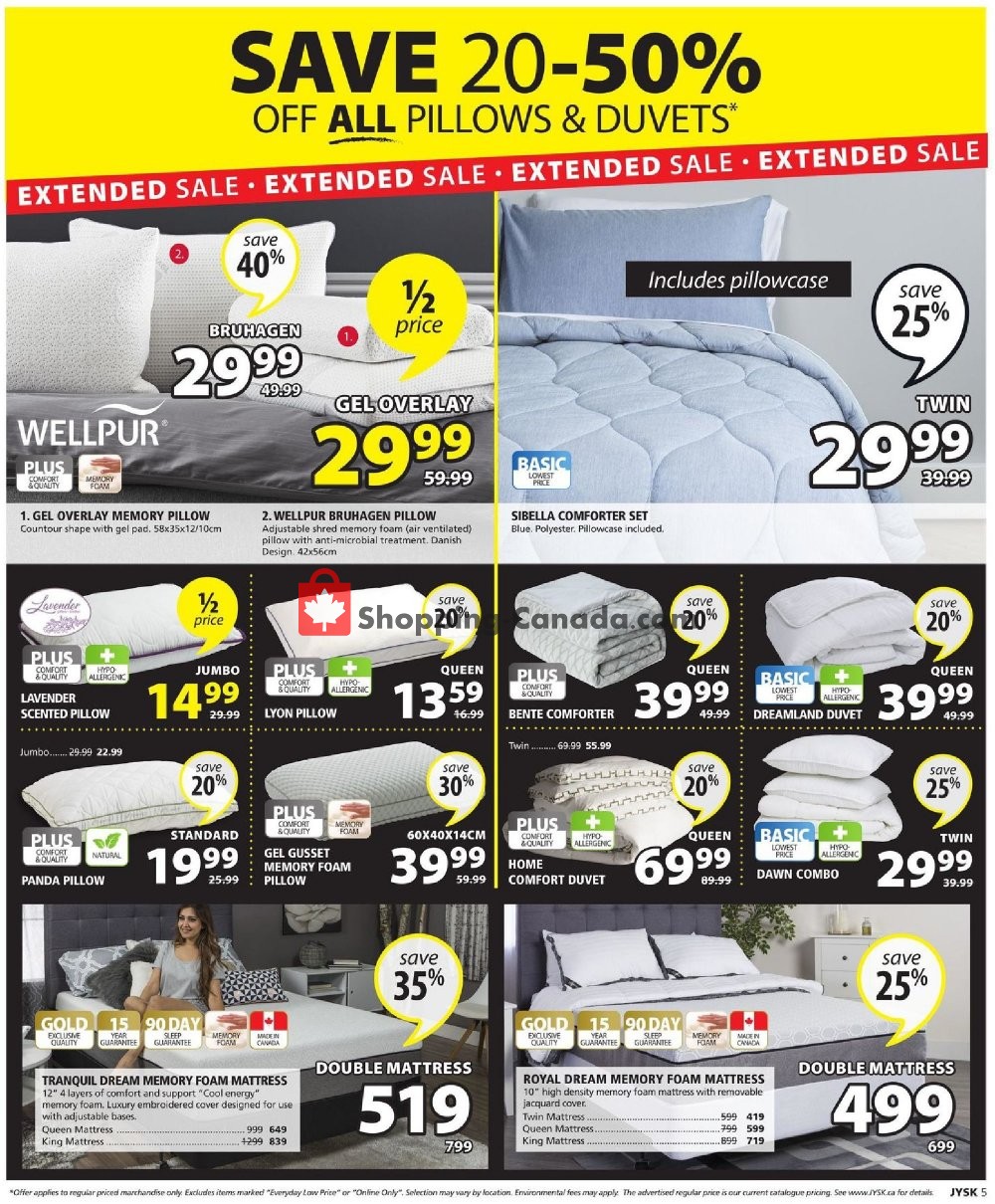 JYSK flyer from Friday December 28, 2018 to Wednesday January 2, 2019 - page 6
