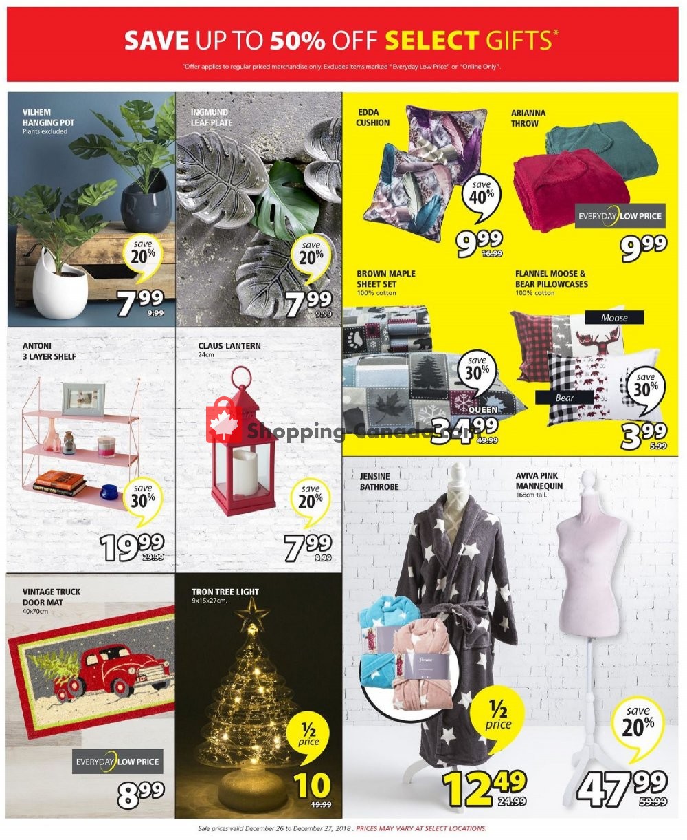 JYSK flyer from Tuesday December 25, 2018 to Thursday December 27, 2018 - page 12