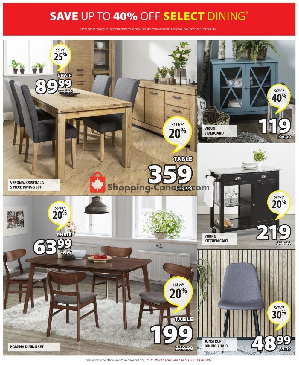 JYSK flyer from Tuesday December 25, 2018 to Thursday December 27, 2018 - page 14