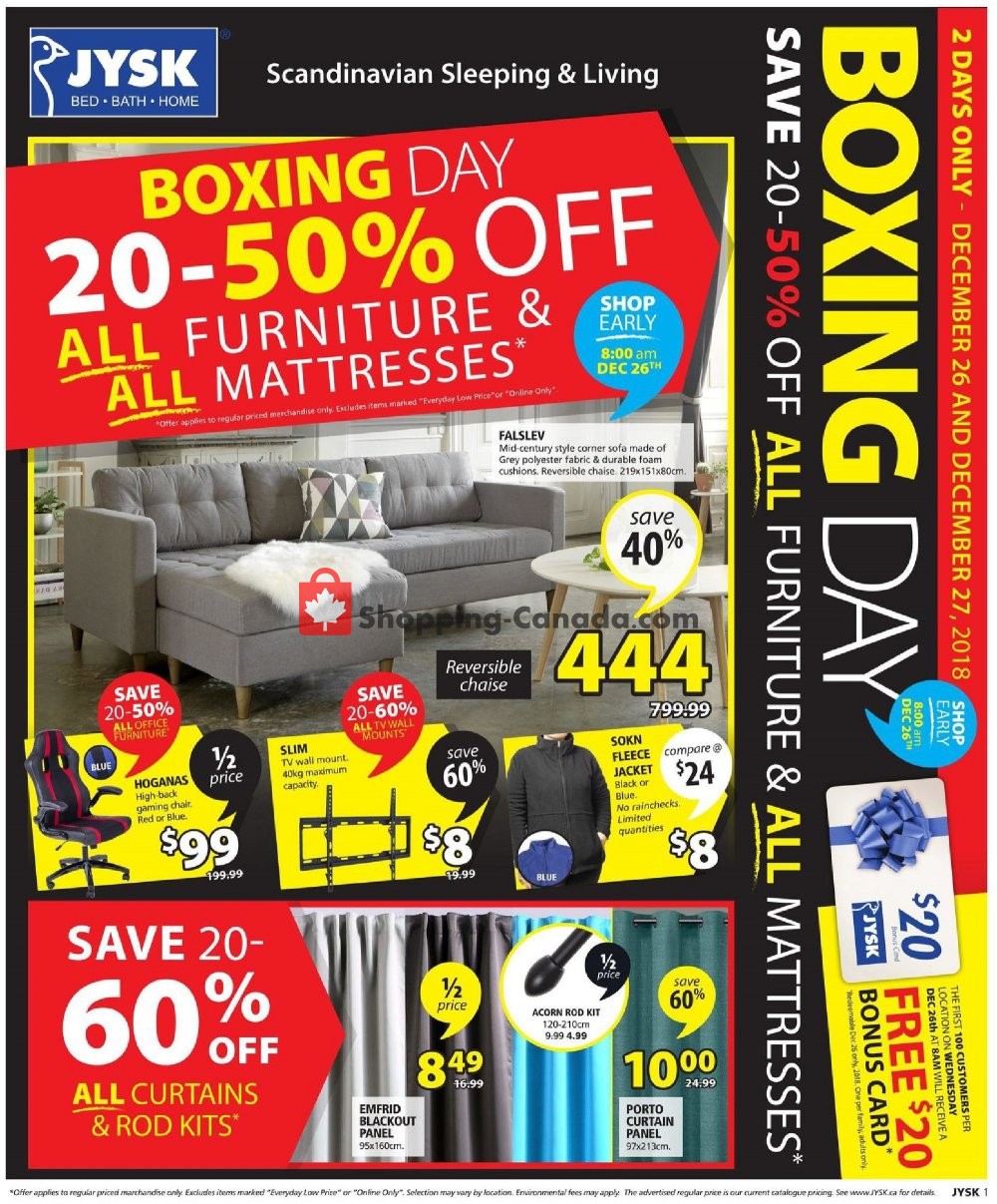 JYSK flyer from Tuesday December 25, 2018 to Thursday December 27, 2018 - page 2