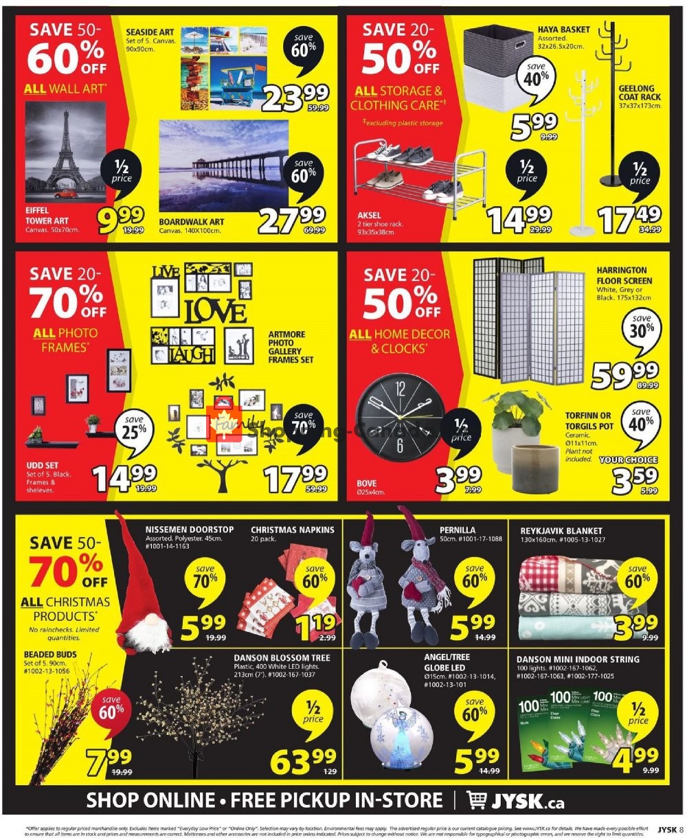 JYSK flyer from Tuesday December 25, 2018 to Thursday December 27, 2018 - page 9