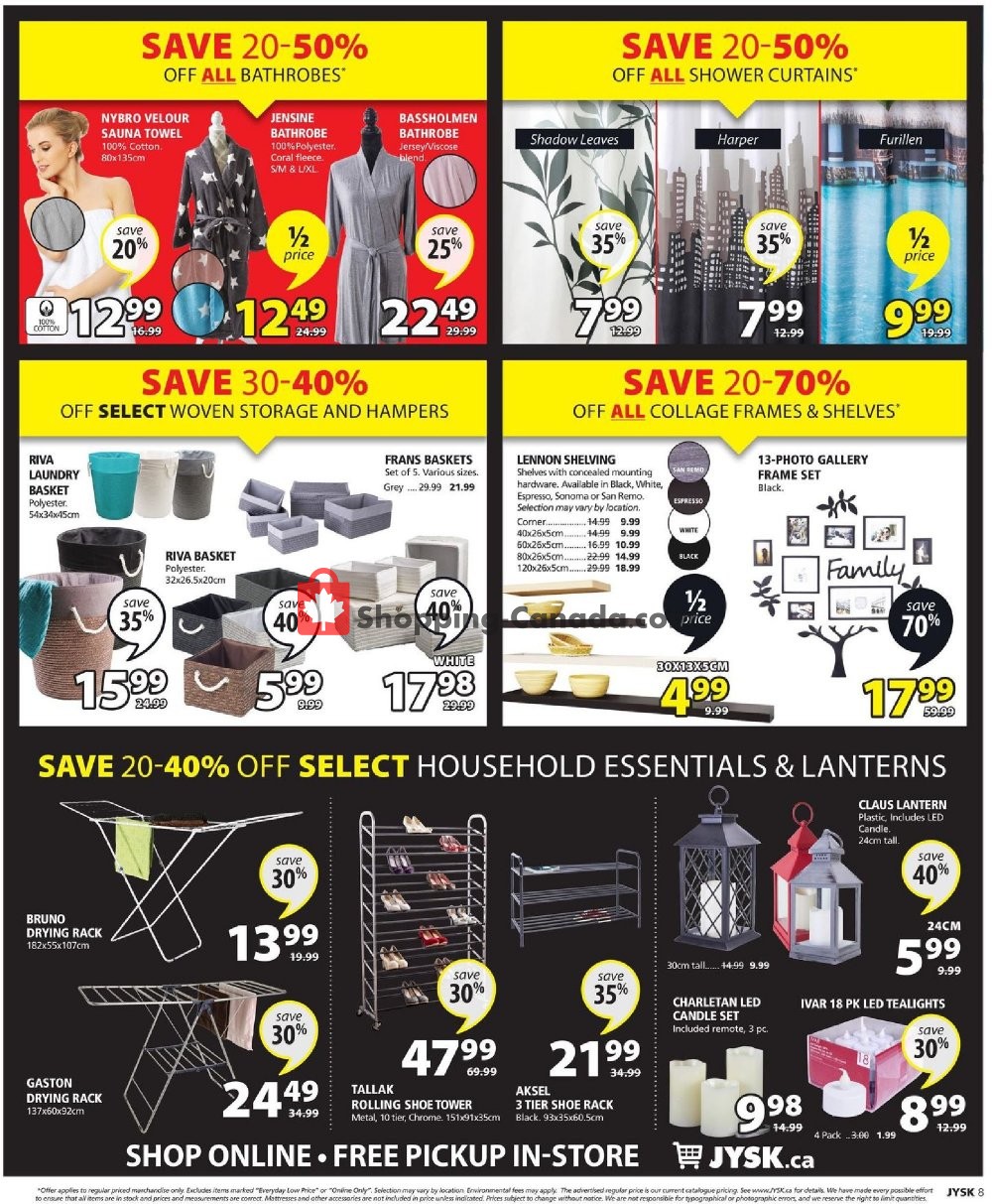 JYSK flyer from Friday December 28, 2018 to Wednesday January 2, 2019 - page 9