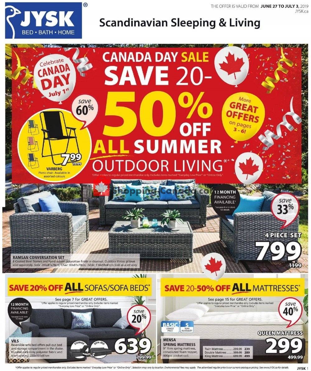 JYSK flyer from Thursday June 27, 2019 to Wednesday July 3, 2019 - page 2