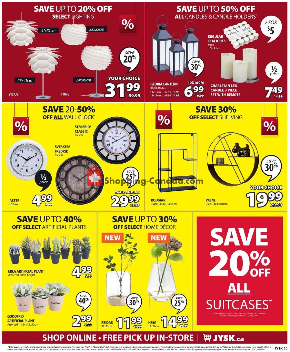 JYSK flyer from Thursday July 11, 2019 to Wednesday July 17, 2019 - page 21