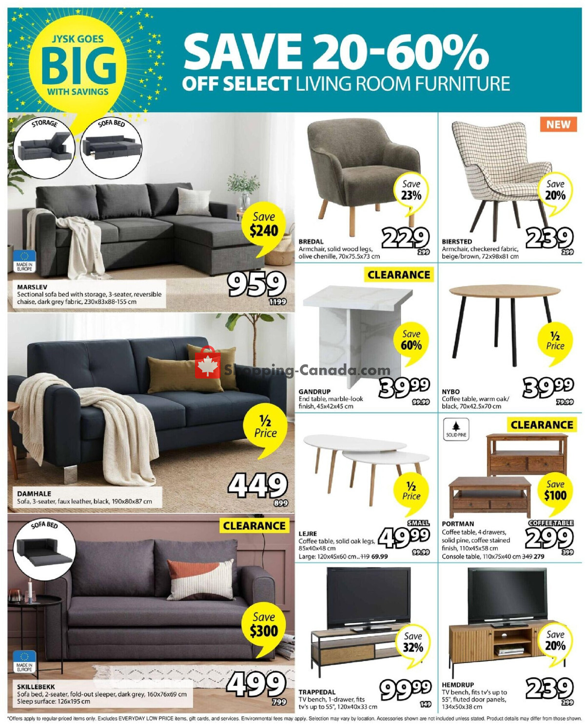 JYSK flyer from Thursday May 21, 2026 to Wednesday June 3, 2026 - page 7