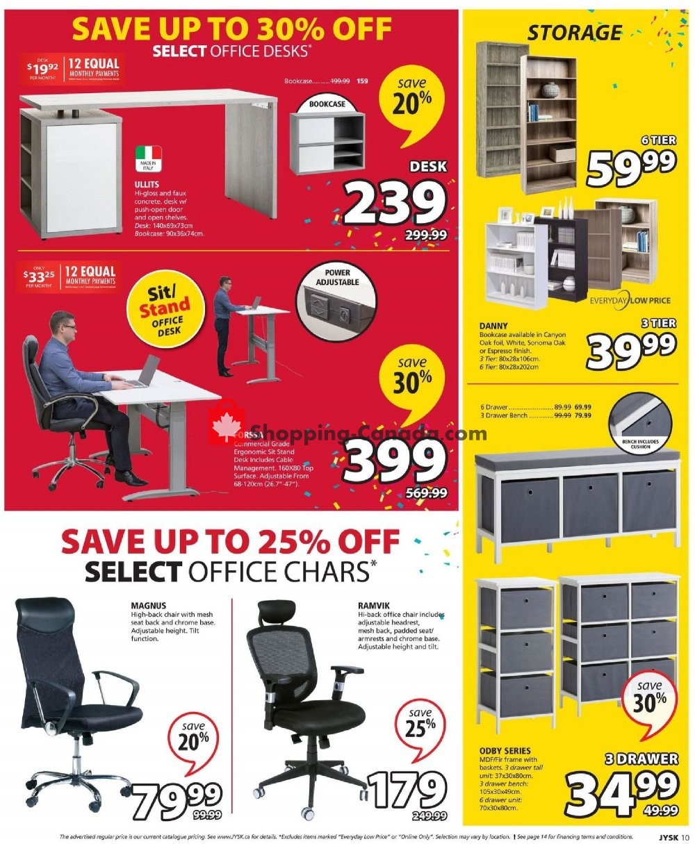 JYSK flyer from Thursday October 11, 2018 to Wednesday October 17, 2018 - page 10