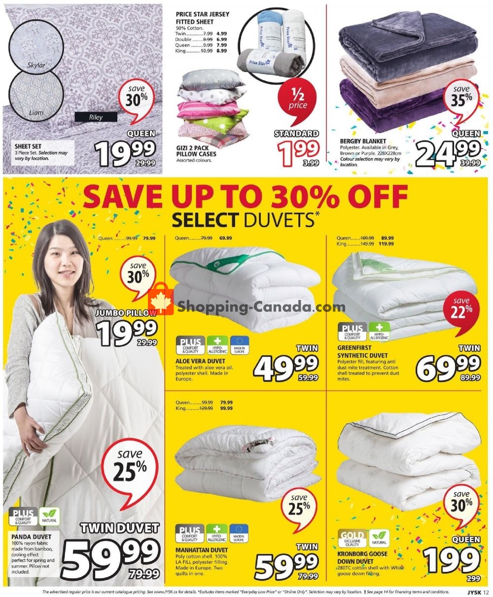 JYSK flyer from Thursday October 11, 2018 to Wednesday October 17, 2018 - page 12