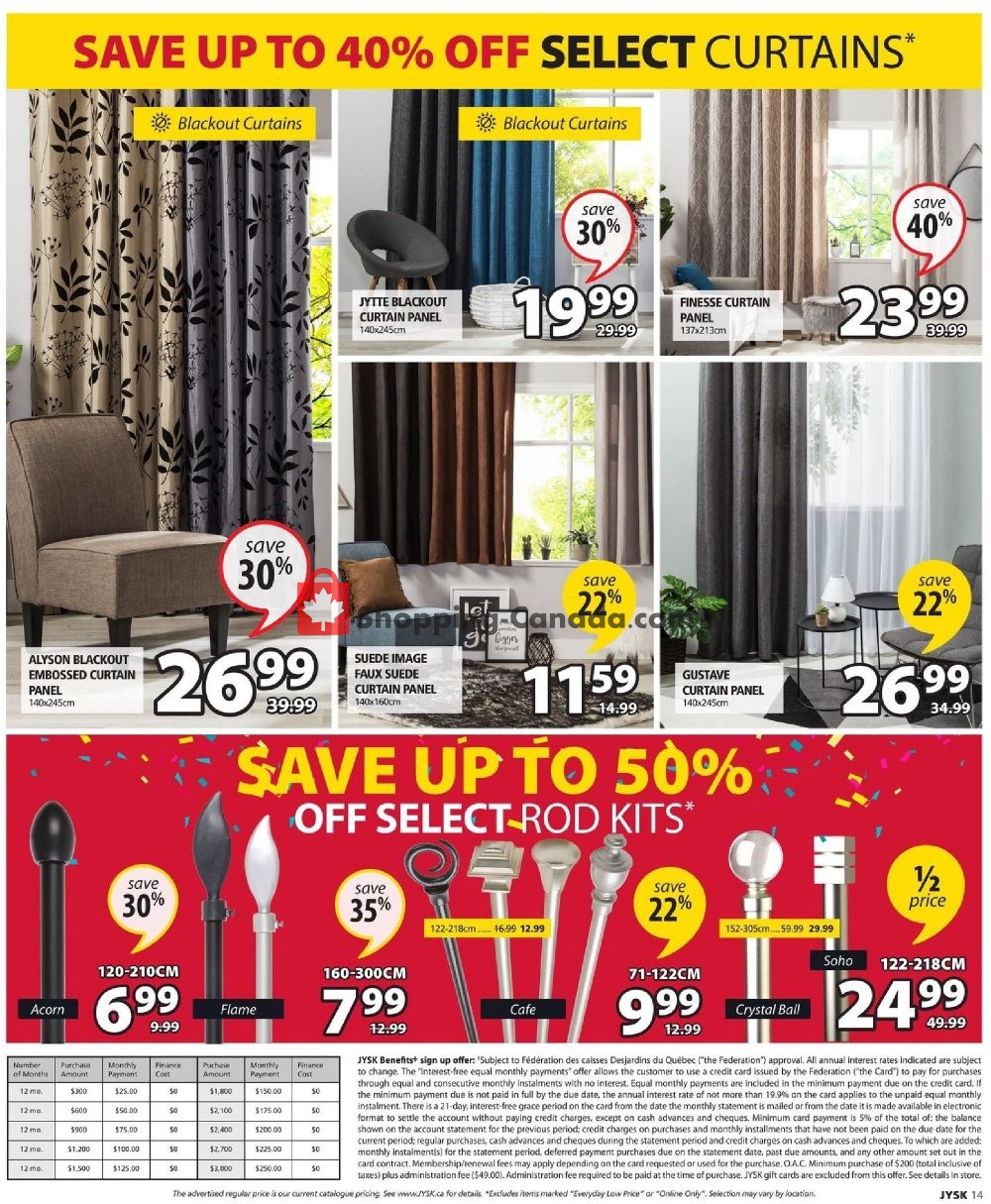 JYSK flyer from Thursday October 11, 2018 to Wednesday October 17, 2018 - page 14