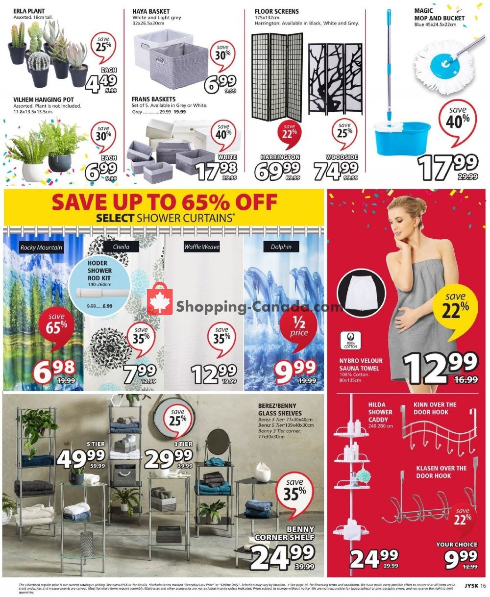 JYSK flyer from Thursday October 11, 2018 to Wednesday October 17, 2018 - page 16