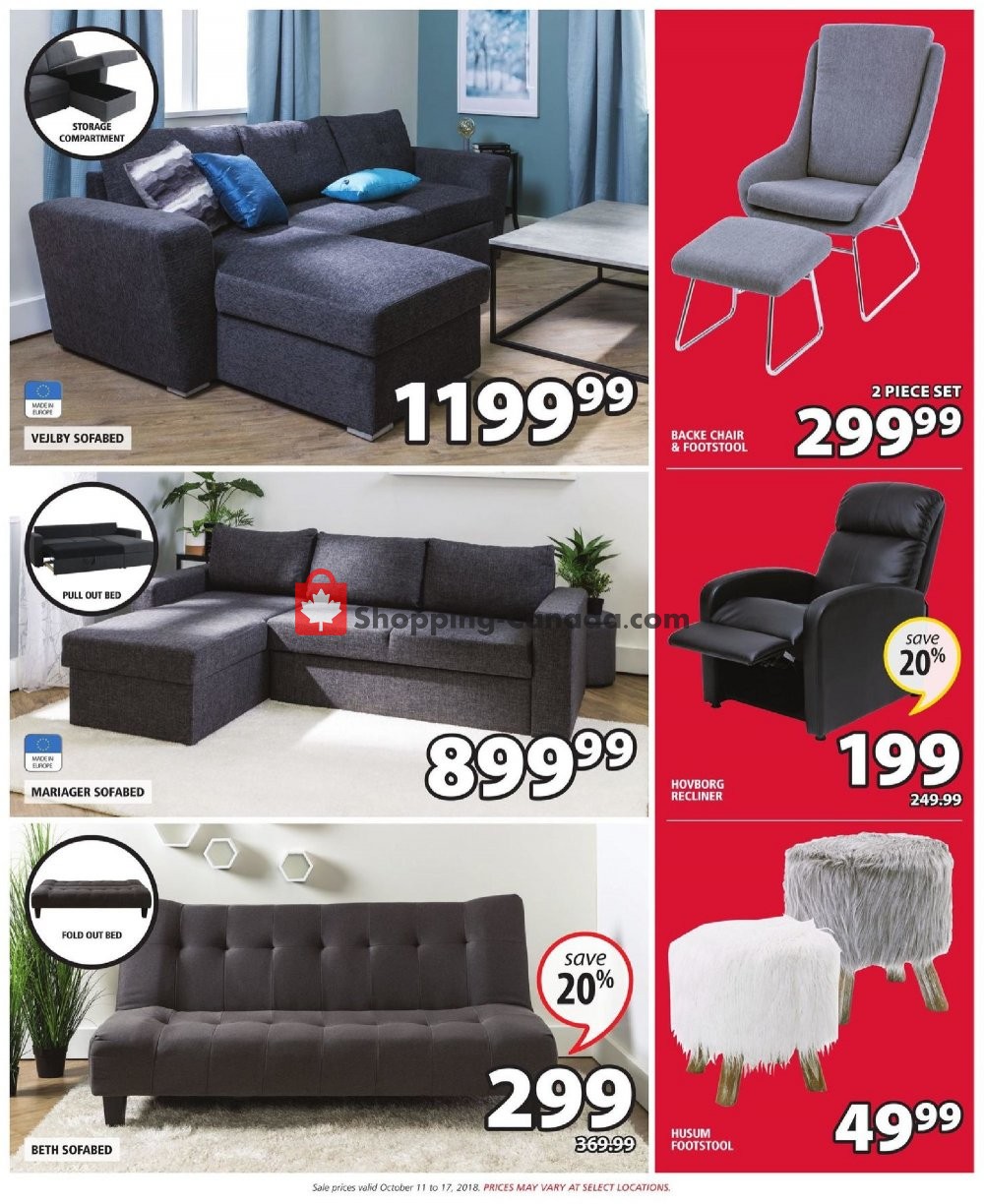 JYSK flyer from Thursday October 11, 2018 to Wednesday October 17, 2018 - page 18