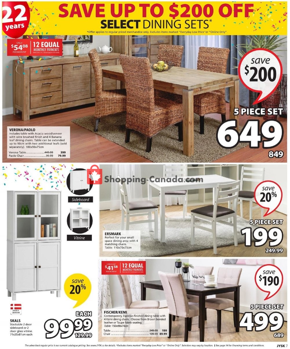 JYSK flyer from Thursday October 11, 2018 to Wednesday October 17, 2018 - page 7