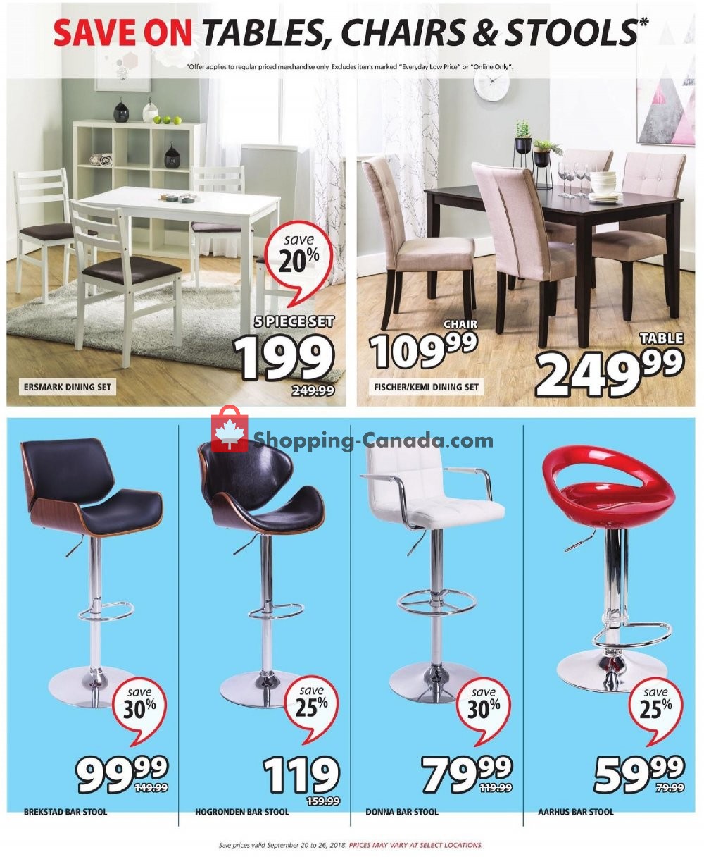 JYSK flyer from Thursday September 20, 2018 to Wednesday September 26, 2018 - page 20