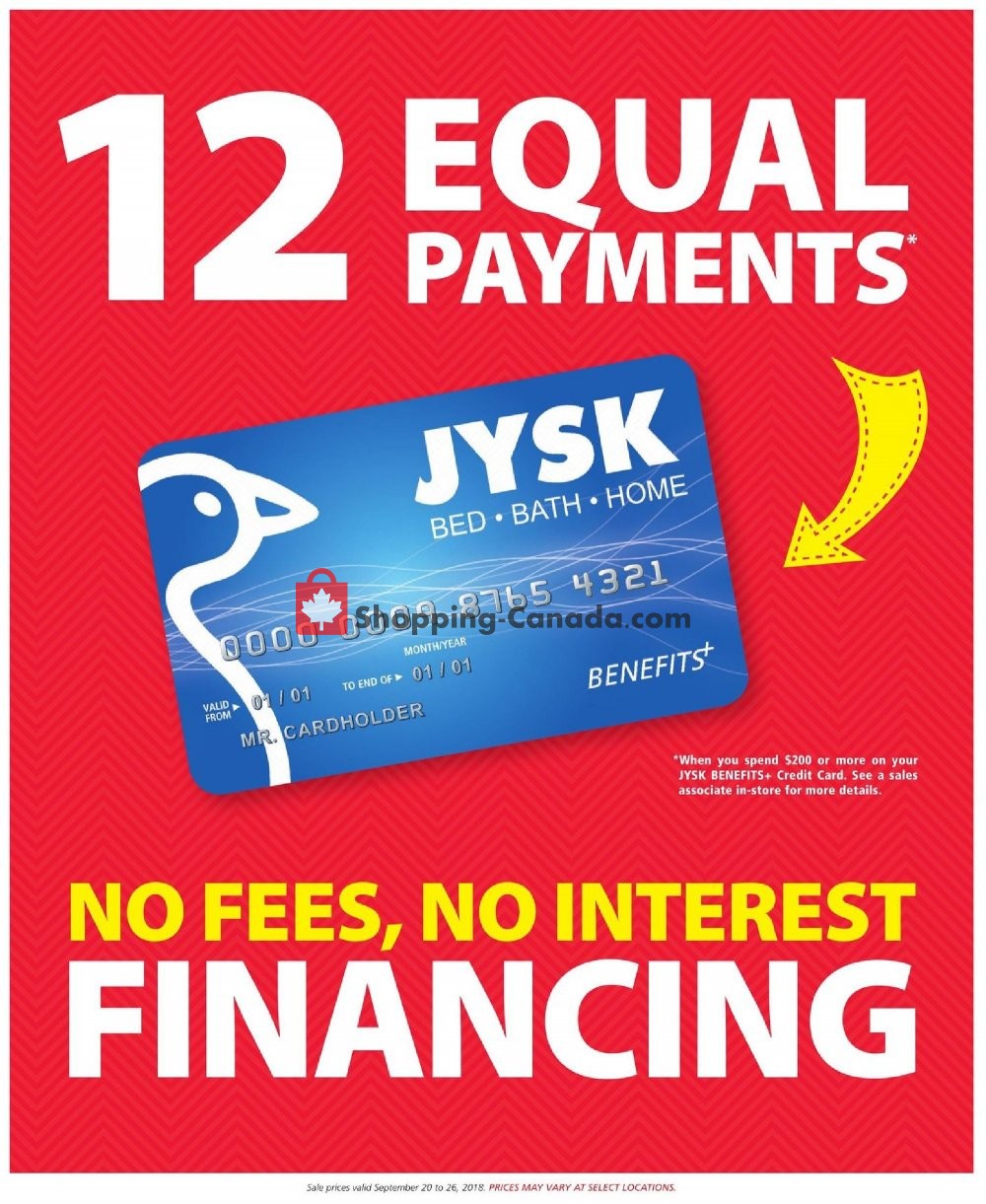 JYSK flyer from Thursday September 20, 2018 to Wednesday September 26, 2018 - page 21