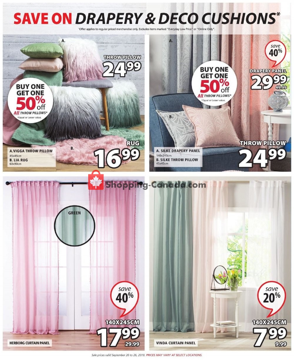 JYSK flyer from Thursday September 20, 2018 to Wednesday September 26, 2018 - page 22