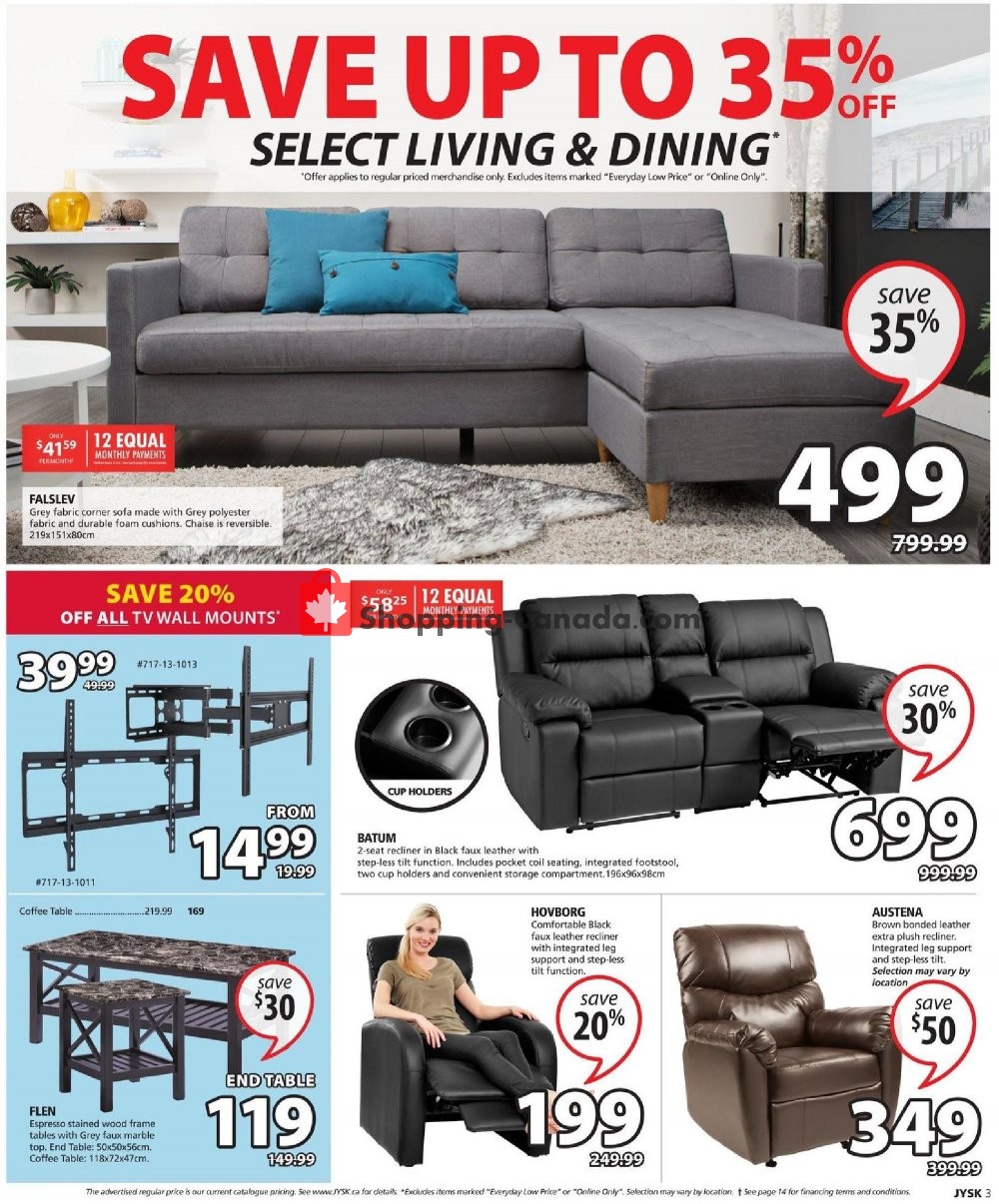 JYSK flyer from Thursday September 20, 2018 to Wednesday September 26, 2018 - page 3