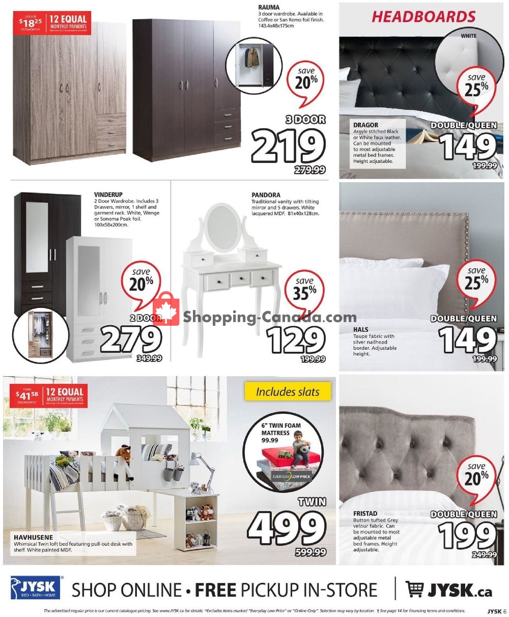 JYSK flyer from Thursday September 20, 2018 to Wednesday September 26, 2018 - page 7