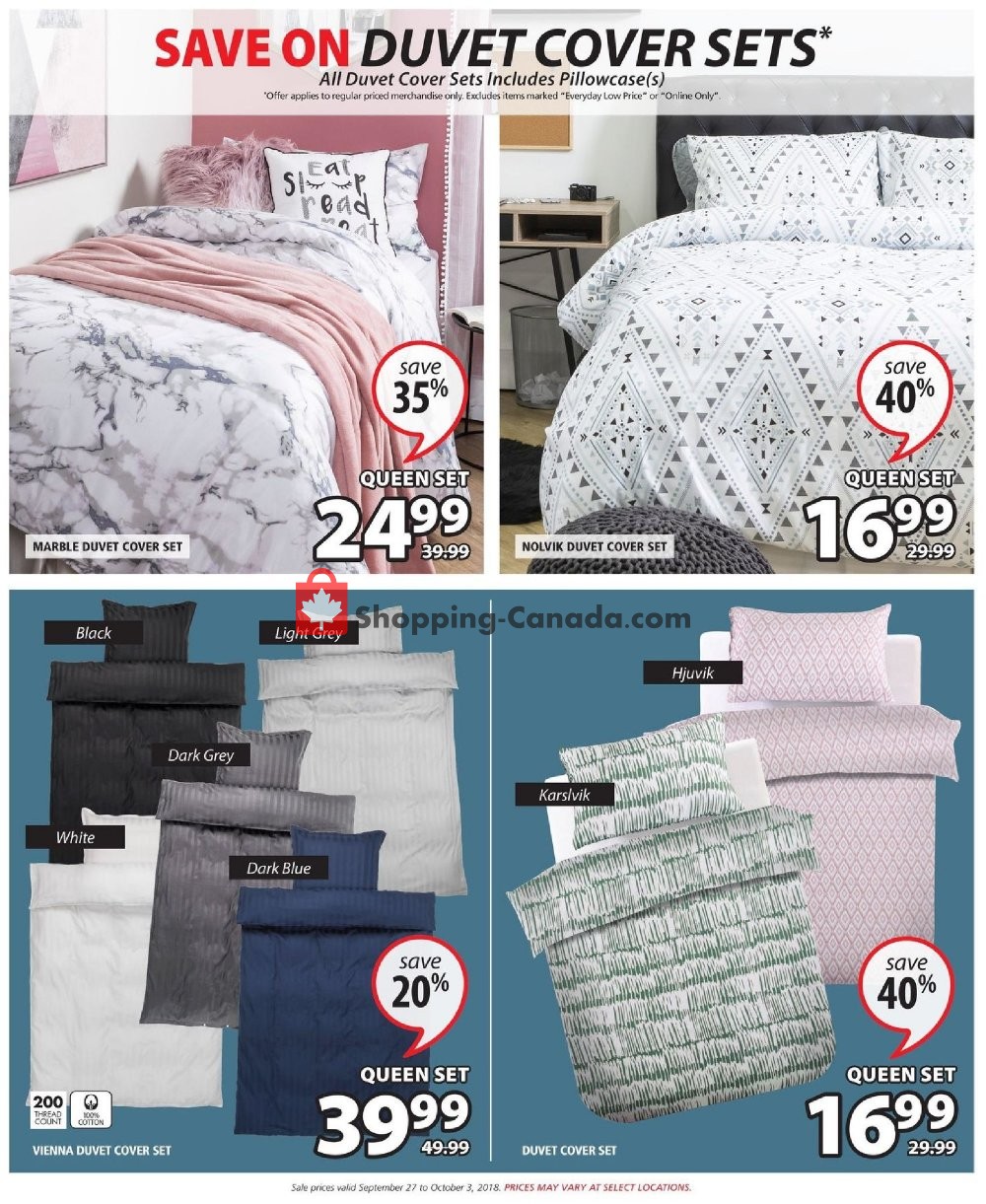 JYSK flyer from Thursday September 27, 2018 to Wednesday October 3, 2018 - page 19
