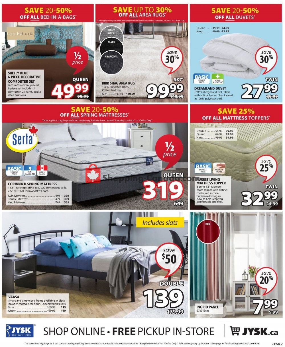 JYSK flyer from Thursday September 27, 2018 to Wednesday October 3, 2018 - page 2